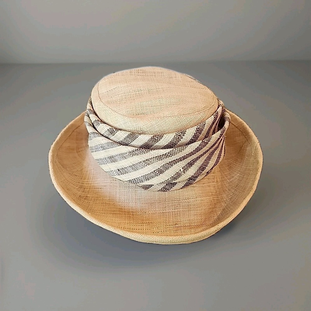 Vintage Kathy Jeanne Straw Bow Hat - Picture 3 of 5
